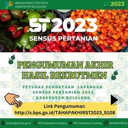 HASIL AKHIR SELEKSI REKRUTMEN PETUGAS ST2023