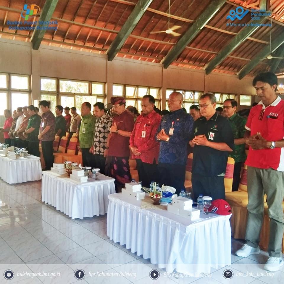 Sosialisasi SP2020 kepada Kepala Desa dan Ketua Badan Permusyawaratan Desa se Kabupaten Buleleng